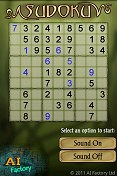 Sudoku Android intro screen