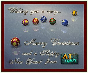 AI Factory Christmas card 2005