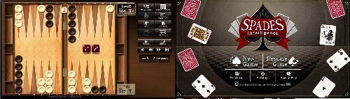 Unbalance Backgammon Intelligence & Spades Intelligence screenshots