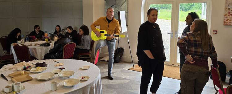 photo of people meeting in a function room